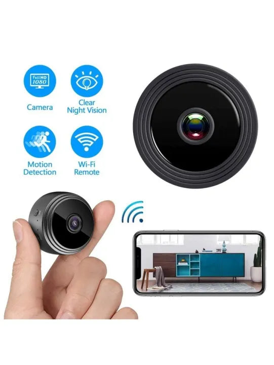 A9 Mini WiFi Security Camera 1080P HD | Night Vision & Motion Detection 📷🔒