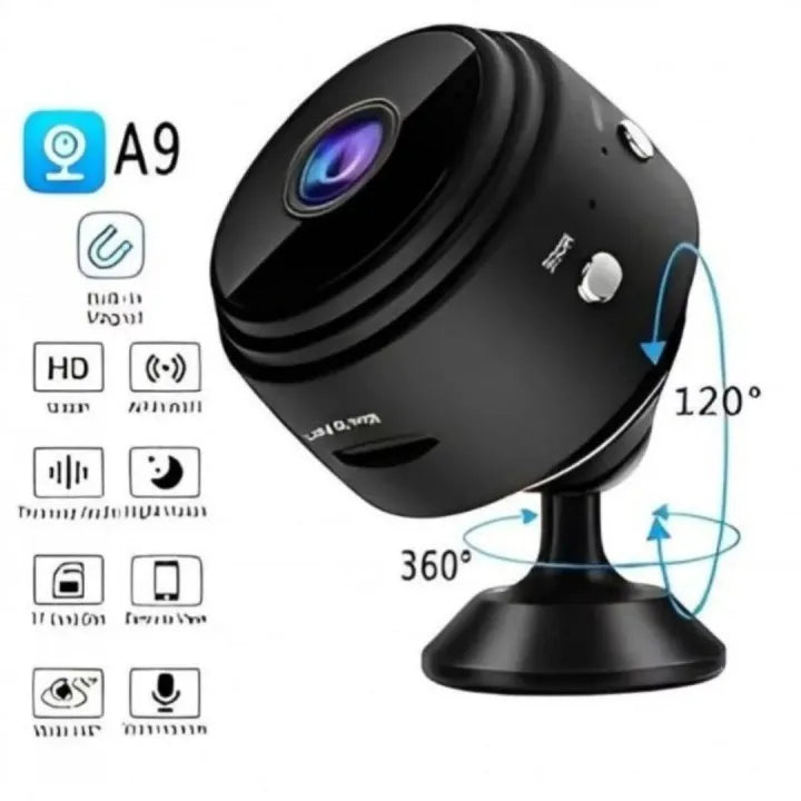 A9 Mini WiFi Security Camera 1080P HD | Night Vision & Motion Detection 📷🔒