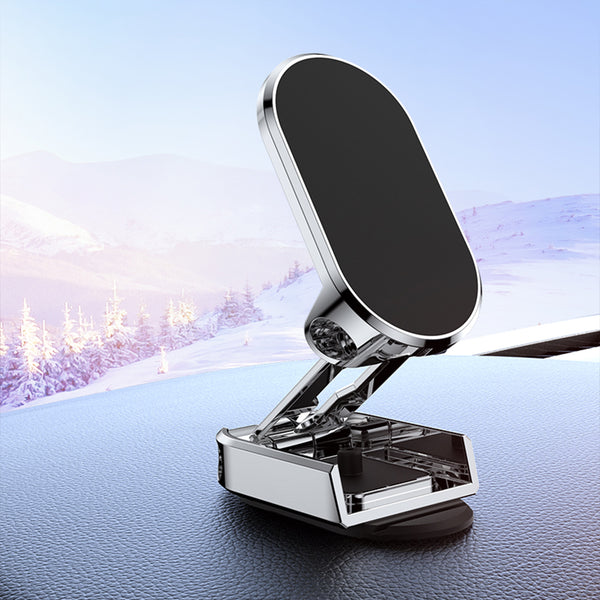 Folding Car Mobile Phone Bracket Base Strong Magnetic Suction 360 Degree Rotating Adjustable Height Air Outlet Navigation Holder – Mobile Stand – Phone Stand – Stand For Mobile Phone